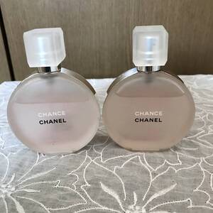 ［ＣＨＡＮＥＬ］☆ＣＨＡＮＣＥ☆ＥＡＵ　ＴＥＮＤＲＡ＊チャンス　ヘアーミスト（スプレータイプ）35ml /中古　2個セット　箱無　保管品