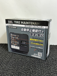 ●BAL OHASHI 大橋産業 タイヤ エアコンプレッサー No.525 DC12V車専用 デジタル表示 自動停止機能付 未使用 未開封保管品●