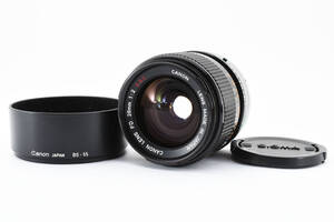 【美品】Canon FD 28mm f2 S.S.C. SSC Wide Angle MF Lens #134