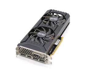 Palit Geforce GTX1060 ビデオメモリGDDR5 6GB HDMI x1/DisplayPort x3/DVI-Dx1出力 PCIe x16 動作確認済