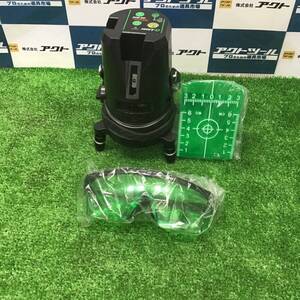 【未使用品】アックスブレーン 受光器対応 高輝度グリーンレーザー墨出し器(屋内・屋外兼用) AG-305