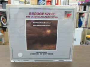 天10//2CD///無傷!!★SONY ブルックナー：交響曲第3,8番／ジョージ・セル（George Szell）,クリーヴランド管弦