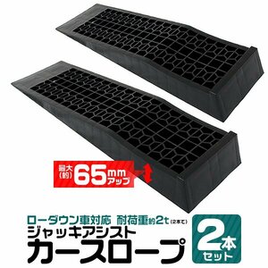 ジャッキサポート ローダウン カースロープ 2個セット★オイル交換 メンテナンス 等