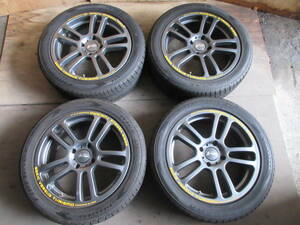 【条件付送料無料】 Firestone ファイアストン FIREHAWK WIDE OVAL 215/50R17 / RAYS レイズ 17×7J 4本セット