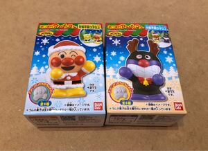 あつまれアンパンマン あつまれシリーズ P82 アンパンマン　ばいきんまん　クリスマス 食玩 フィギュア　Anpanman