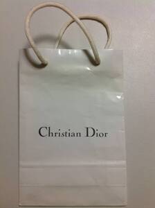 【ショッパー】Christian Dior /クリスチャンディオール の紙袋 一度使用の新中古