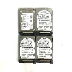 S6082264 HGST/SEAGATE 900GB SAS 10K 2.5インチ NECマウンタ HDD 4点【中古動作品】926