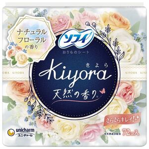 【まとめ買う-HRM6422875-2】ソフィＫｉｙｏｒａナチュラルフローラル７２枚 【 ユニ・チャーム（ユニチャーム） 】 【 生理用×10個セット