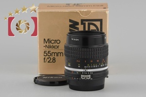 【中古】Nikon ニコン Ai-S MICRO NIKKOR 55mm f/2.8 元箱付き