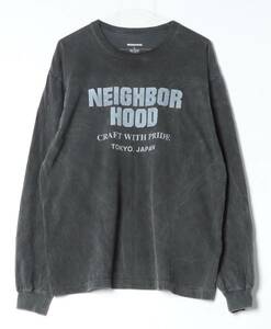 #古着屋大和 完売 NEIGHBORHOOD ネイバーフッド 伊勢丹限定 20周年記念 ピグメントダイ Tシャツ Lサイズ ブラック 黒 SAVAGE サベージ NBHD