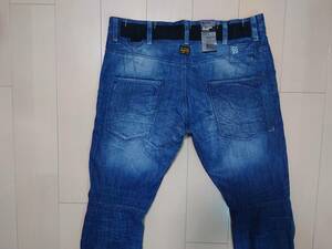 【新品放出】G-STAR RAW♪FIRE ELWOOD NARROW♪ROAD DENIM♪TRACK WORN IN♪ジースター♪特大♪W38 L32♪50199 2157 1219