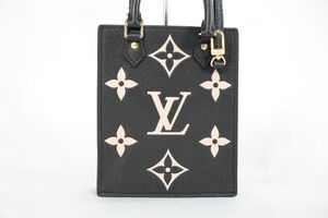 美品 Louis Vuitton ルイヴィトン ショルダーバッグ プティット サックプラ モノグラム アンプラント ブランド品