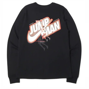 ■ナイキ ジャンプマン ロングスリーブ Tee 黒 新品 Mサイズ NIKE JUMPMAN LONGSLEEVE TEE 長袖 DC9776-010