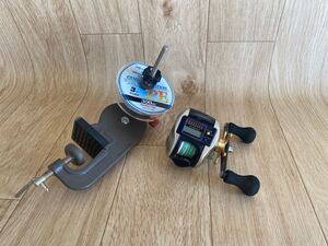 中古 SHIMANO QuickFire小船 SC3 400XH リール 動作未確認/現状品