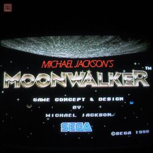 1円〜 セガ/SEGA マイケル・ジャクソンズ・ムーンウォーカー Michael Jackson’s MOONWALKER インスト純正 動作確認済【20