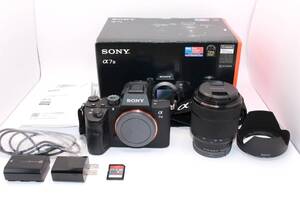 【ほぼ新品/動作確認済み】 ソニー SONY α7 Ⅲ レンズキット ショット数6400枚