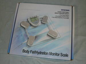 Body fat EF521BW BODY FAT AND HYDRATION SCALES 体脂肪と水分量のスケール 体重計