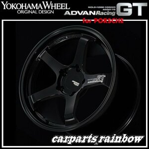 ★YOKOHAMA WHEEL ADVAN Racing GT forポルシェ 21×9.5J 5/130 +59★TBKP/チタニウムブラック★新品 1本価格★