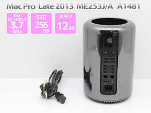 Apple Mac Pro Late 2013 ME253J/A Xeon E5-1620 v2 3.7GHz メモリ12GB SSD256GB AMD FirePro D300 2GB（デュアル） Cランク M83H 中古