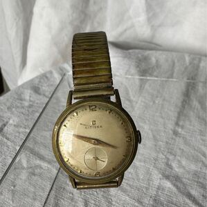 1950年代 CITIZEN シチズン アンティーク 手巻 腕時計 レア 不動品