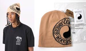 【新品】STUSSY × OUR LEGACY WORK SHOP Skullcap ビーニー ニットキャップ ベージュ 帽子 ニット帽 ステューシー アワー レガシー LA2784