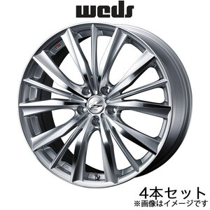 レオニスVX アコード CL7/CL8/CL9 17インチ アルミホイール 4本 ハイパーシルバー/ミラーカット 0033267 WEDS LEONIS VX