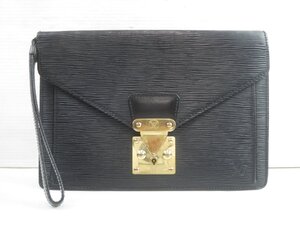 ♪LOUIS VUITTON ルイ・ヴィトン M52612 エピ クラッチバッグ セカンドバッグ セリエドラゴンヌ ノワール♪USED品