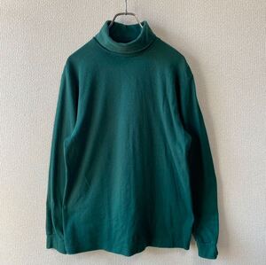 90s USA製 WOOLRICH タートルネック 長袖 Tシャツ アメリカ製 ウールリッチ ロンT