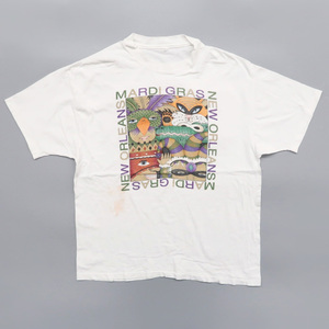 古着 94年製 ニューオーリンズ・マルディグラ カーニバル プリントTシャツ サイズ表記：-　gd81533