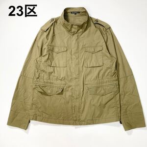 23区 ミリタリージャケット ブルゾン 38 M レディース B62425-63