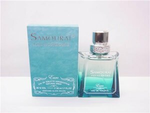 ◎ SAMOURAI ◎　アラン ドロン サムライ　アクアクローム　オードトワレ　50ml　香水　◎USED　ほぼ満量