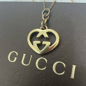 グッチ GUCCI ネックレス ハート ゴールド 金色