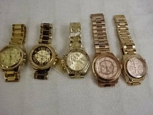 ★中古品★MICHAEL KORS 腕時計 レディース 5本セット 3本未使用品