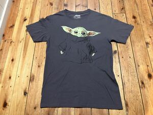 スターウォーズ　Tシャツ　USA輸入　映画　メンズS 100円スタート　売り切り　古着　シネマ　プリント チャコールグレー　半袖 卸