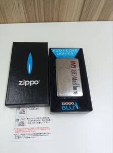 火花OK　ZIPPO　ジッポ　 BLU Marlboro　マルボロ MAY BE Marlboro ガスライター　 ◆7415