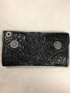 Bill Wall Leather ビルウォールレザー ホーンバック グッドラックスカル カイマン ウォレット 新品 在庫有ります。すぐに納品できます！