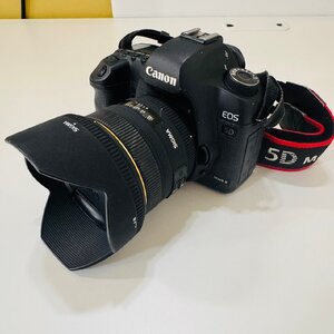 【GSA-2301a】CANON EOS 5D mk2ボディ+ レンズ SIGMA 50mm 1:1.4 動作確認不可 ジャンク カメラ本体 単焦点レンズ まとめ カメラ 一眼レフ