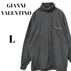 【GIANNI VALENTINO】　タートルネックセーター　イタリア製　L