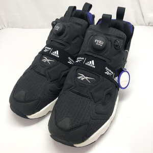 【中古】Reebok × adidas INSTA PUMFURY BOOST Black White サイズ28.5cm FW5307 リーボック×アディダス[249105078438]