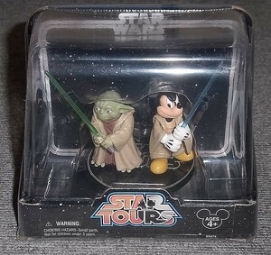 送料込 YODA ヨーダ JEDI Mickey ジェダイ ミッキー disney ディズニースターウォーズ starwars star tours スターツアーズ フィギュア ★