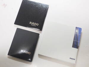 RADO ラドー 古い 取扱い説明書 小冊子 ３点　@293