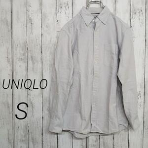 UNIQLO ユニクロ メンズ オックスフォード シャツ 長袖 S 33