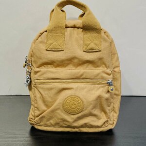 【76】美品 kipling キプリング バックパック ベージュ リュック ブランド レディース 人気 バック