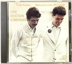 CD Carlos Santana / Mahavishnu John McLaughlin Love Devotion Surrender LICCA*RECORDS 347 John Coltrane