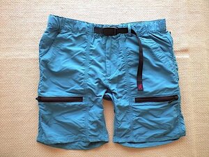 即決 Mt Design 3776 別注 Gramicci Trail Shorts グラミチ トレイル ショーツ ショートパンツ Mサイズ ナイロン サックスブルー