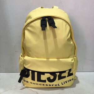 【DIESEL】ディーゼル BIGロゴ バックパック F-BOLD BACK II リュック イエロー レディース ts202412