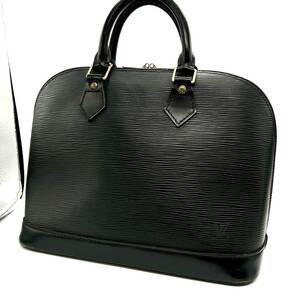 TY1921■LOUIS VUITTON ルイヴィトン LV エピ アルマ AR1916 がま口 Bag バッグ 鞄 ハンドバッグ 黒 ブラック ブランド 中古