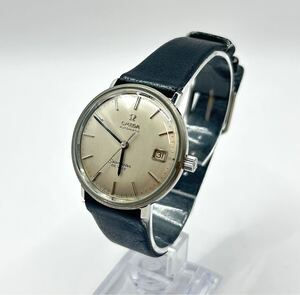 【TTI060】稼働品 Ω OMEGA オメガ Seamaster DE VILLE シーマスター デビル デイト 手巻き 自動巻き ラウンド シルバー メンズ