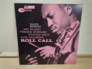 X-04 ◆US盤 再発『Hank Mobley ハンク・モブレー / Roll Call 1971年 BlueNote84058』両面RVG Stereo刻印 241105