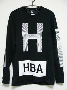 HOOD BY AIR フッドバイエアー ◇ ロゴ プリント クルーネック ロング スリーブ T ティー シャツ カットソー